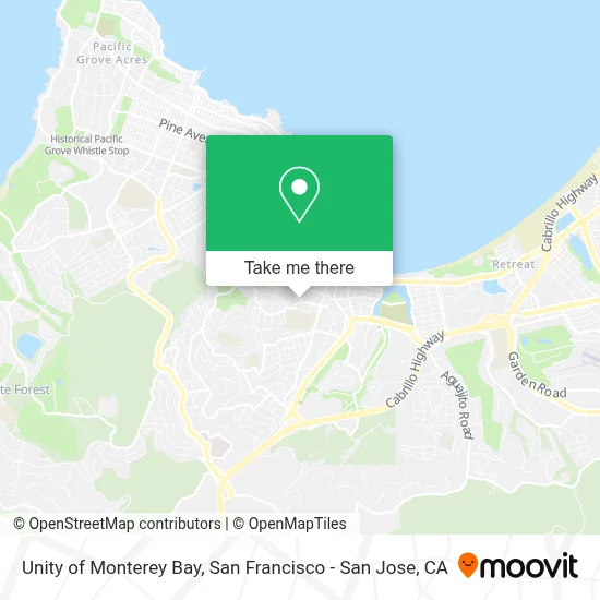 Unity of Monterey Bay map