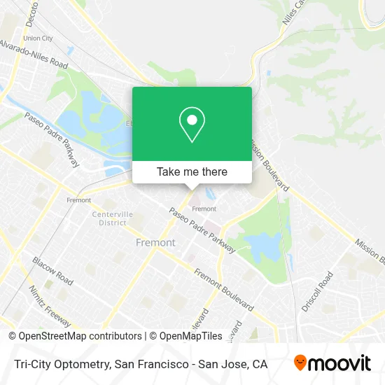 Tri-City Optometry map