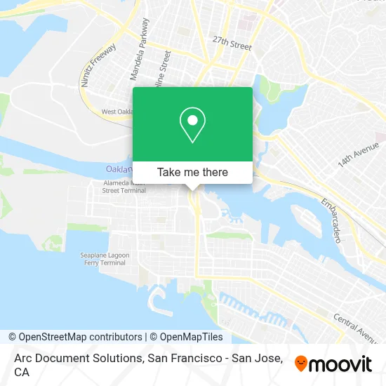 Arc Document Solutions map
