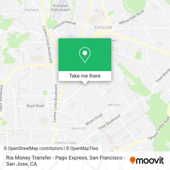 Ria Money Transfer - Pago Express map