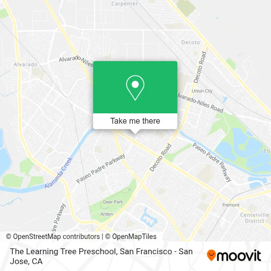 The Learning Tree Preschool map