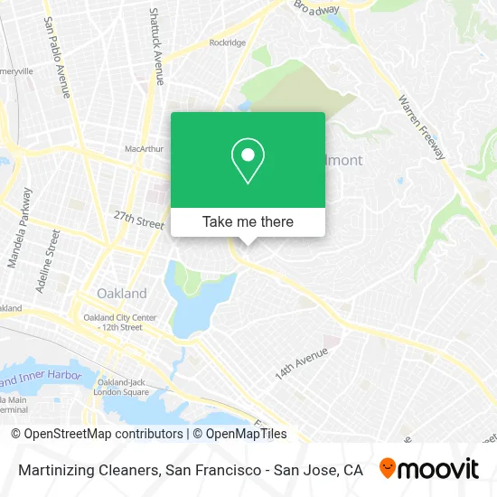 Martinizing Cleaners map
