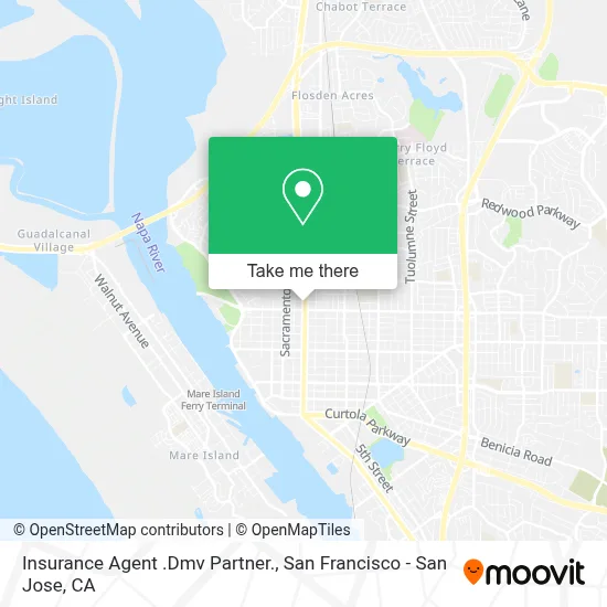 Insurance Agent .Dmv Partner. map