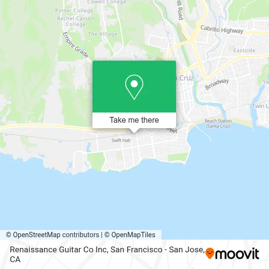 Renaissance Guitar Co Inc map