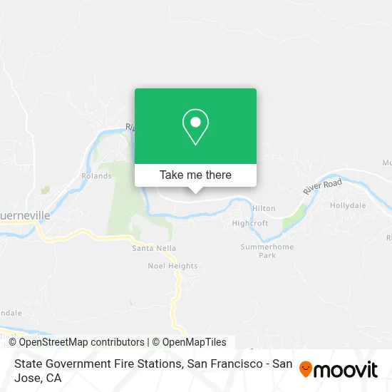 State Government Fire Stations map