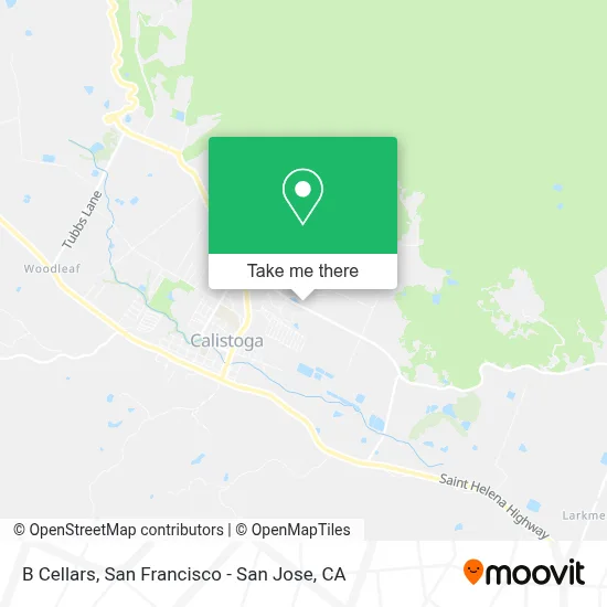 B Cellars map