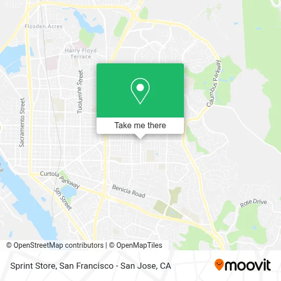 Sprint Store map