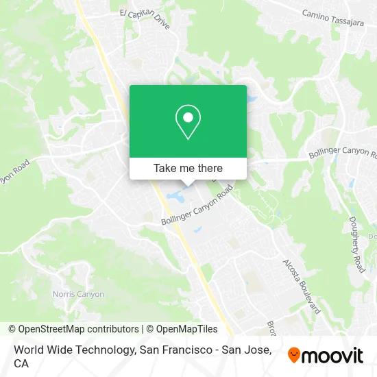 World Wide Technology map