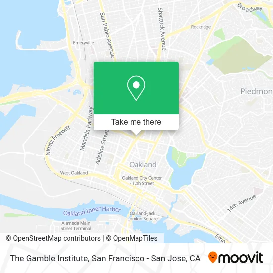 The Gamble Institute map