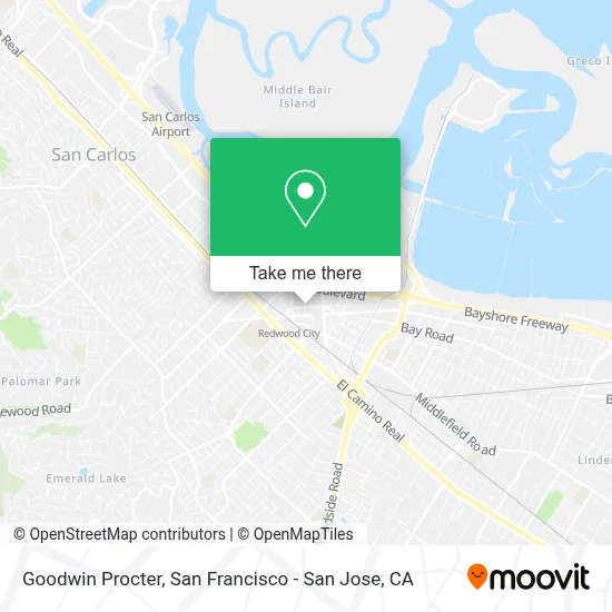 Goodwin Procter map