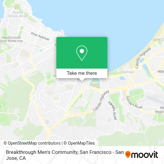 Breakthrough Men's Community map