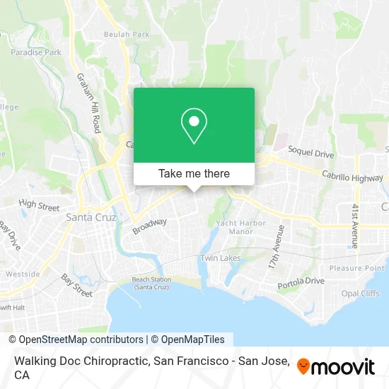 Walking Doc Chiropractic map