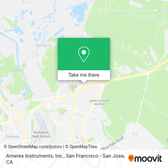 Amerex Instruments, Inc. map