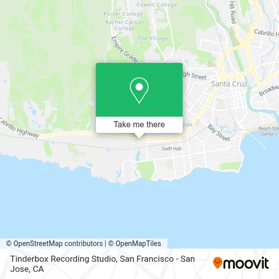 Tinderbox Recording Studio map