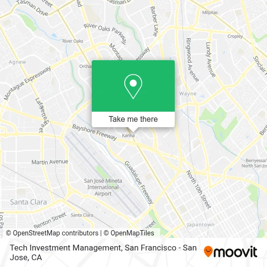 Tech Investment Management map