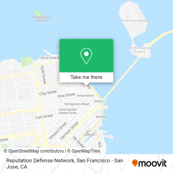 Reputation Defense Network map