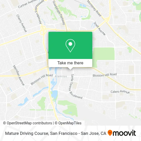 Mature Driving Course map