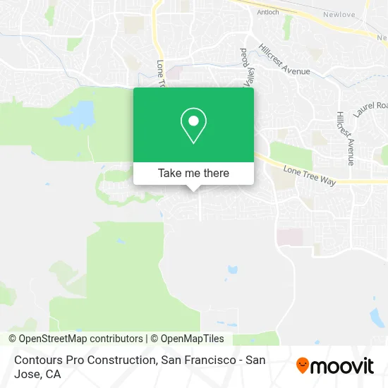 Contours Pro Construction map