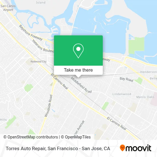 Torres Auto Repair map