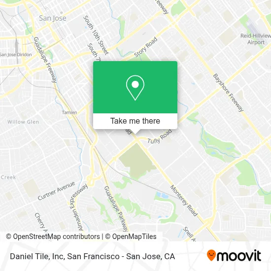 Daniel Tile, Inc map