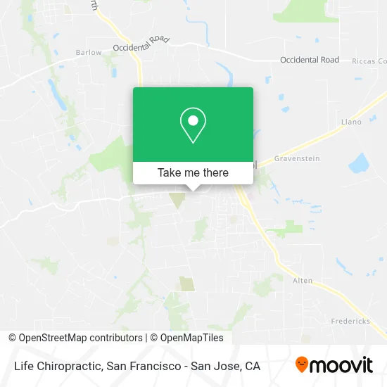 Life Chiropractic map