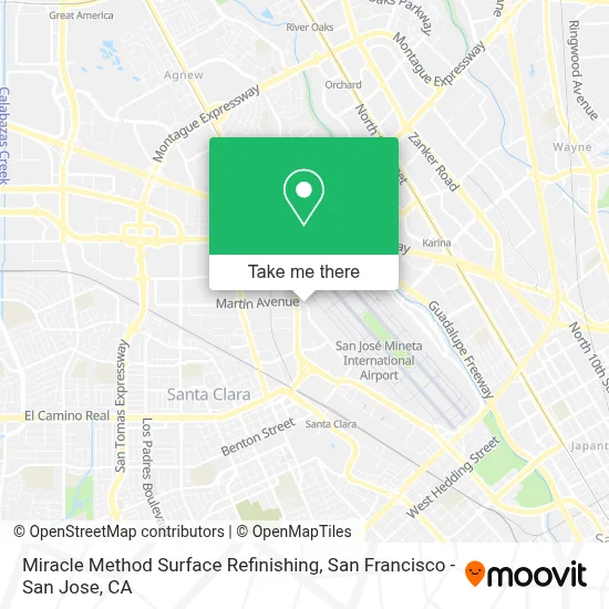 Miracle Method Surface Refinishing map