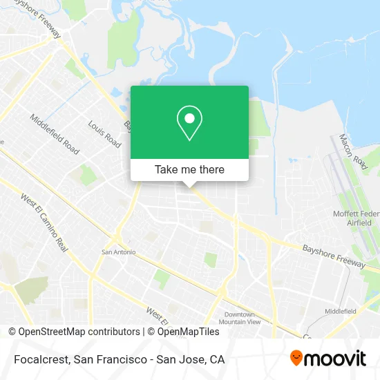 Focalcrest map