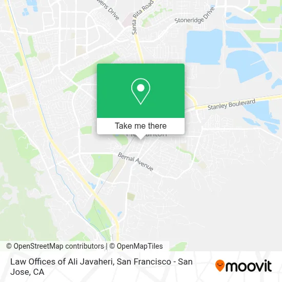 Law Offices of Ali Javaheri map