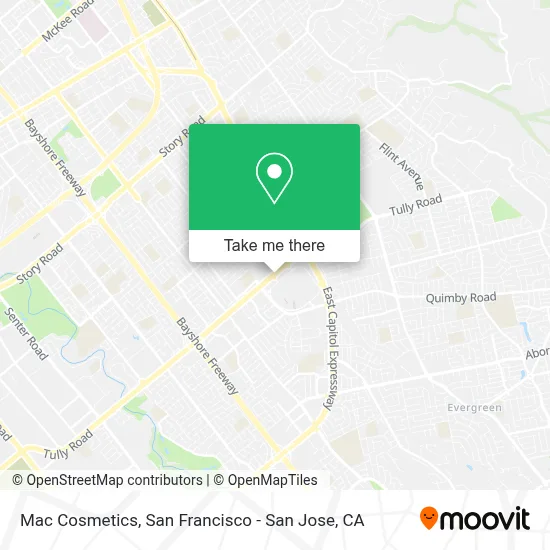Mac Cosmetics map