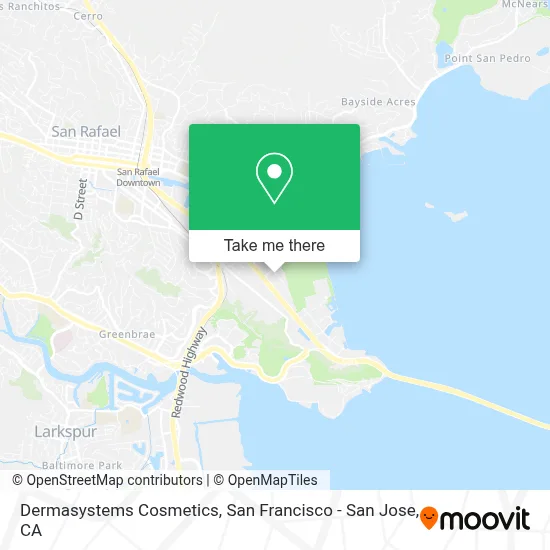 Dermasystems Cosmetics map