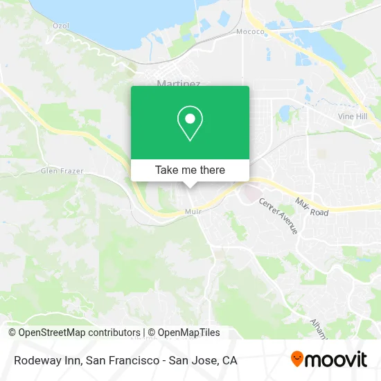 Rodeway Inn map