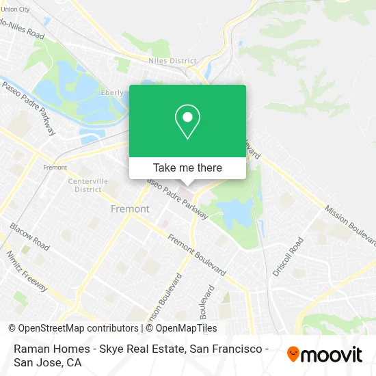 Raman Homes - Skye Real Estate map