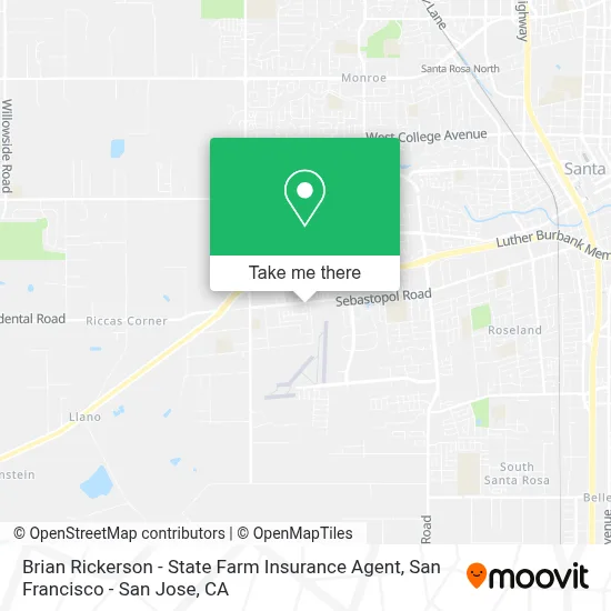 Brian Rickerson - State Farm Insurance Agent map