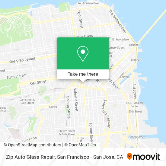 Zip Auto Glass Repair map