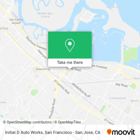 Initial D Auto Works map