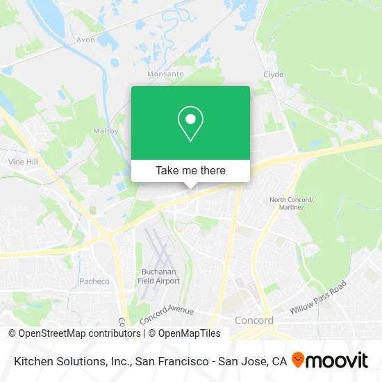 Kitchen Solutions, Inc. map
