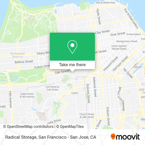 Radical Storage map