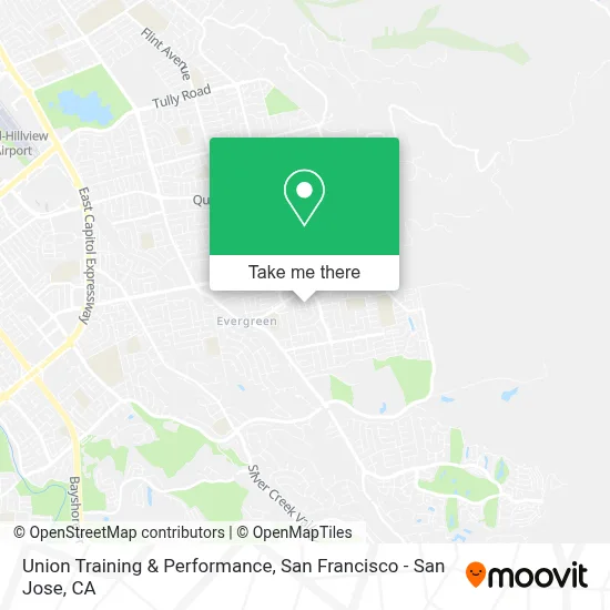 Union Training & Performance map