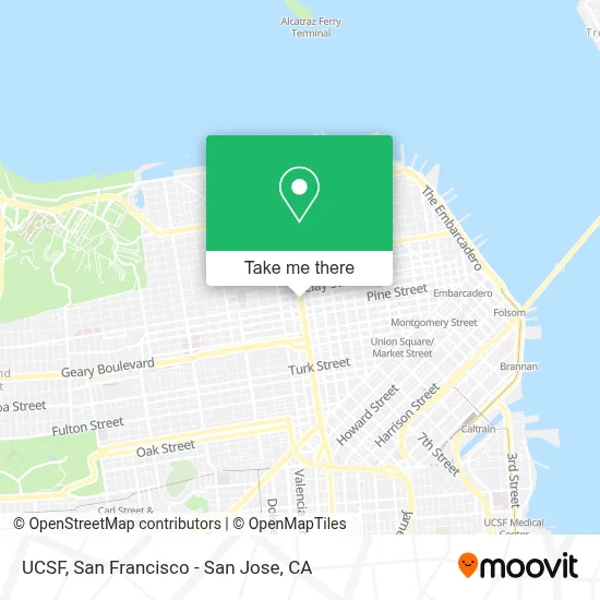 UCSF map