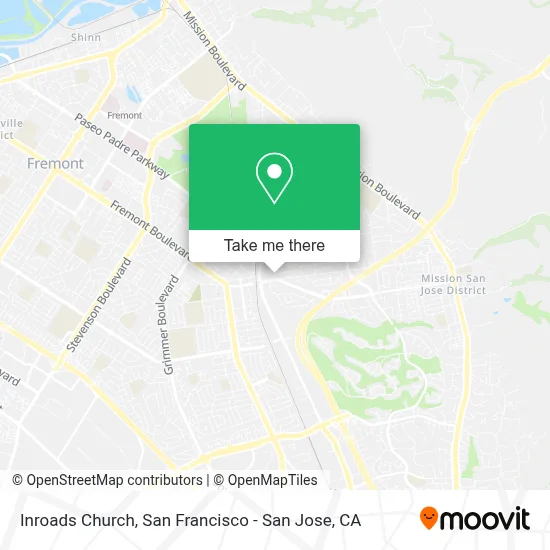 Inroads Church map