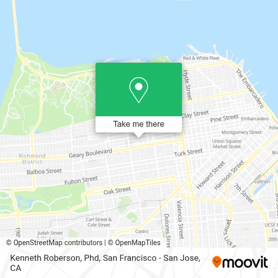 Kenneth Roberson, Phd map