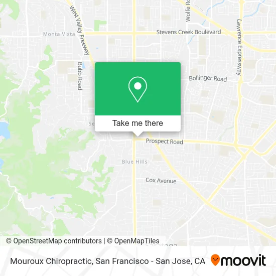 Mouroux Chiropractic map