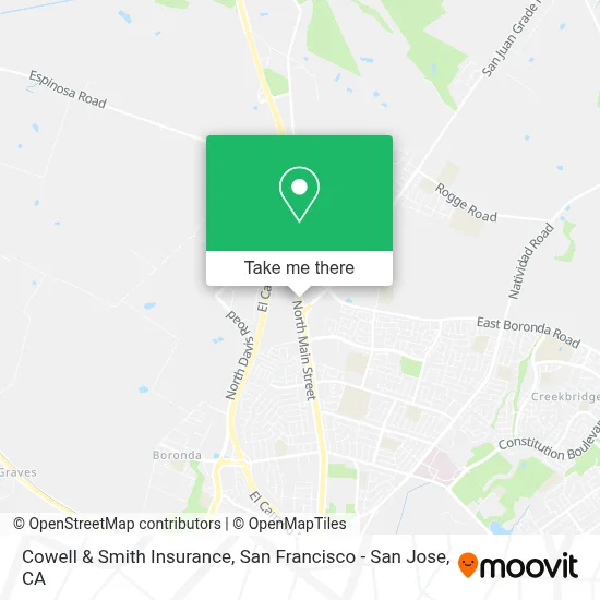 Cowell & Smith Insurance map