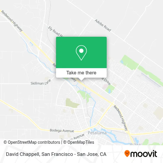 David Chappell map