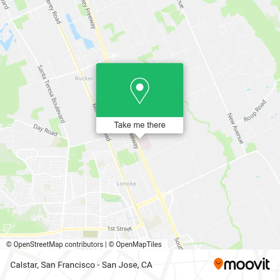 Calstar map