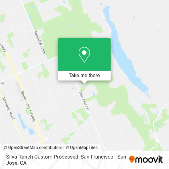 Silva Ranch Custom Processed map