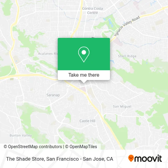 The Shade Store map
