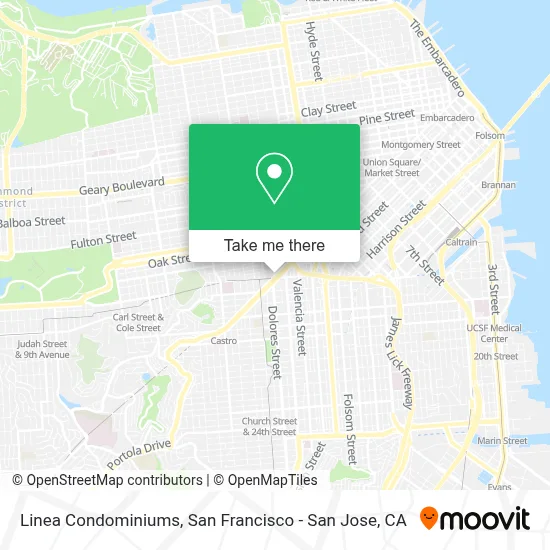 Linea Condominiums map