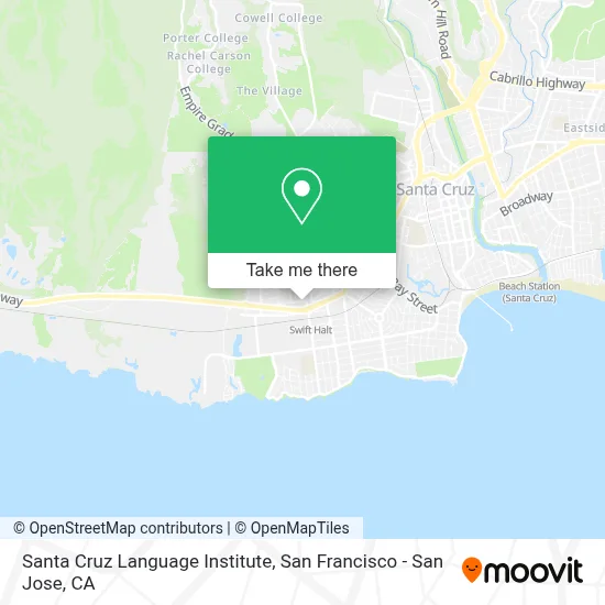 Santa Cruz Language Institute map