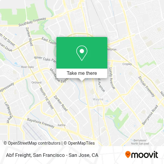 Abf Freight map